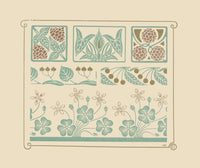 Abstract Design Based On Leaf Clover Berry Shapes by Maurice Pillard Verneuil