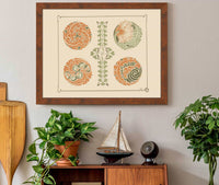 Abstract Design Based On Leaf Shapes by Maurice Pillard Verneuil