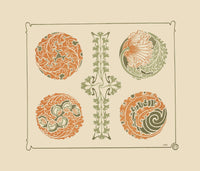 Abstract Design Based On Leaf Shapes by Maurice Pillard Verneuil