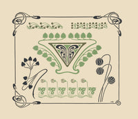 Abstract Design Based On Leaves And Arabesques by Maurice Pillard Verneuil