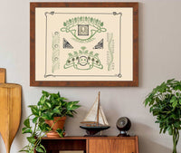 Abstract Design Based On Leaves And Flowers by Maurice Pillard Verneuil