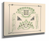 Abstract Design Based On Leaves And Flowers by Maurice Pillard Verneuil