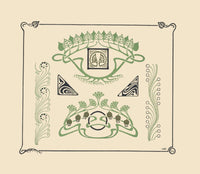 Abstract Design Based On Leaves And Flowers by Maurice Pillard Verneuil