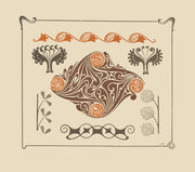 Abstract Design Based On Leaves And Organic Shapes by Maurice Pillard Verneuil