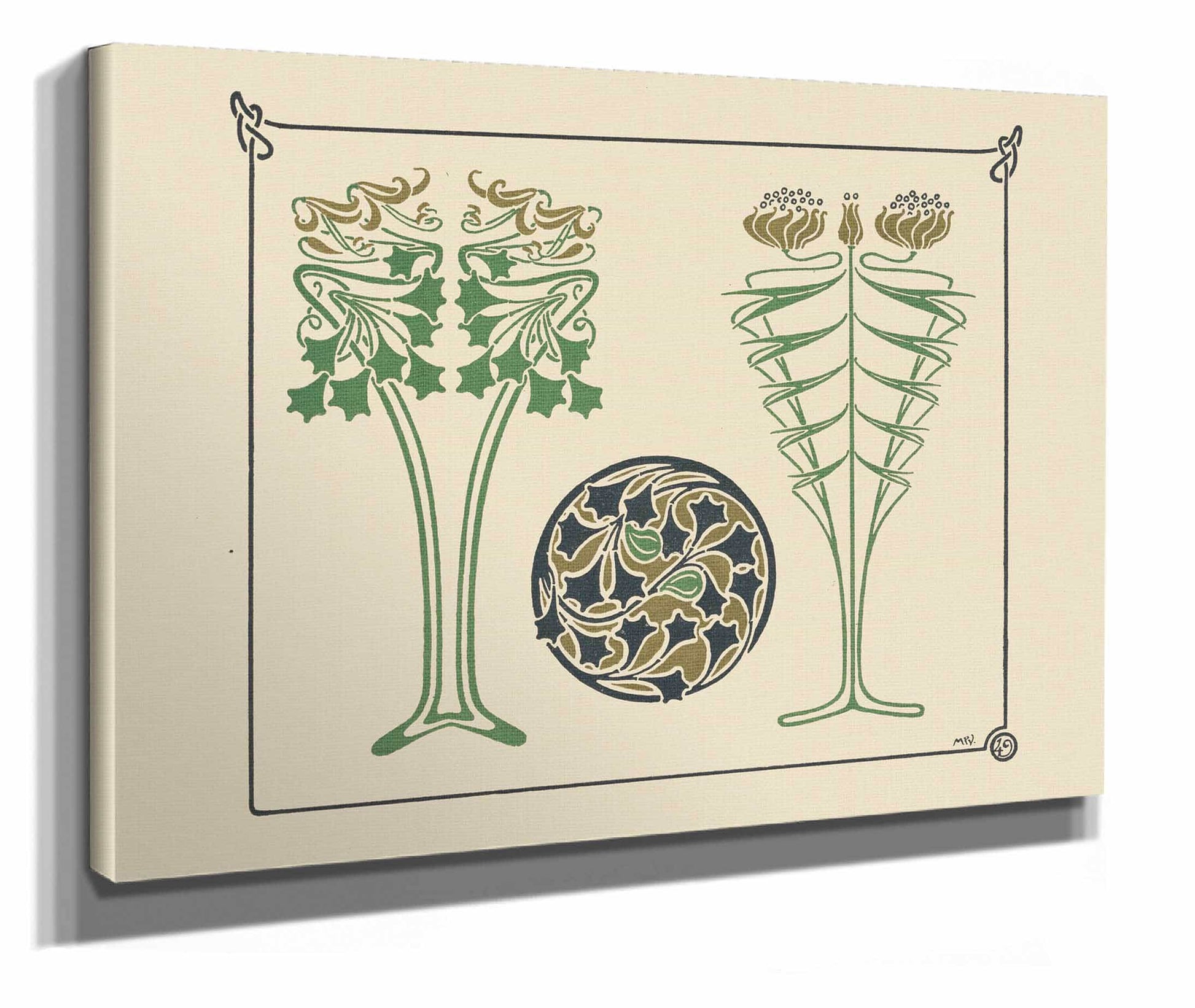 Abstract Design Based On Leaves by Maurice Pillard Verneuil