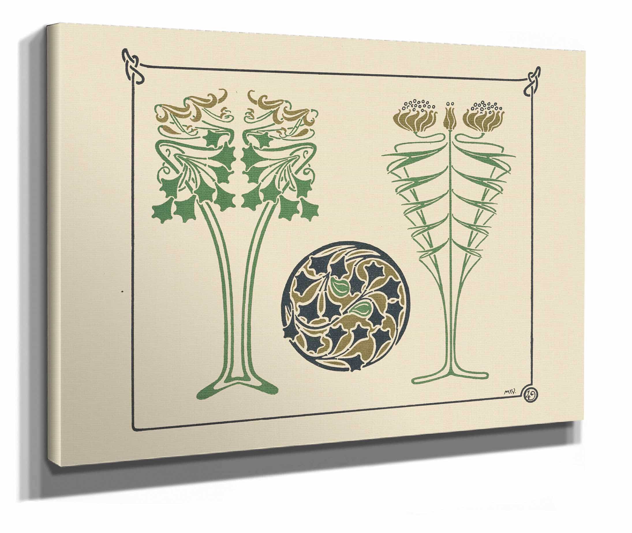 Abstract Design Based On Leaves by Maurice Pillard Verneuil