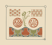 Abstract Design Based On Organic Shapes And Arabesques by Maurice Pillard Verneuil