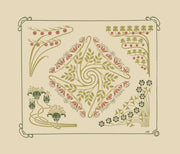 Abstract Design Based On Small Leaf Shapes by Maurice Pillard Verneuil