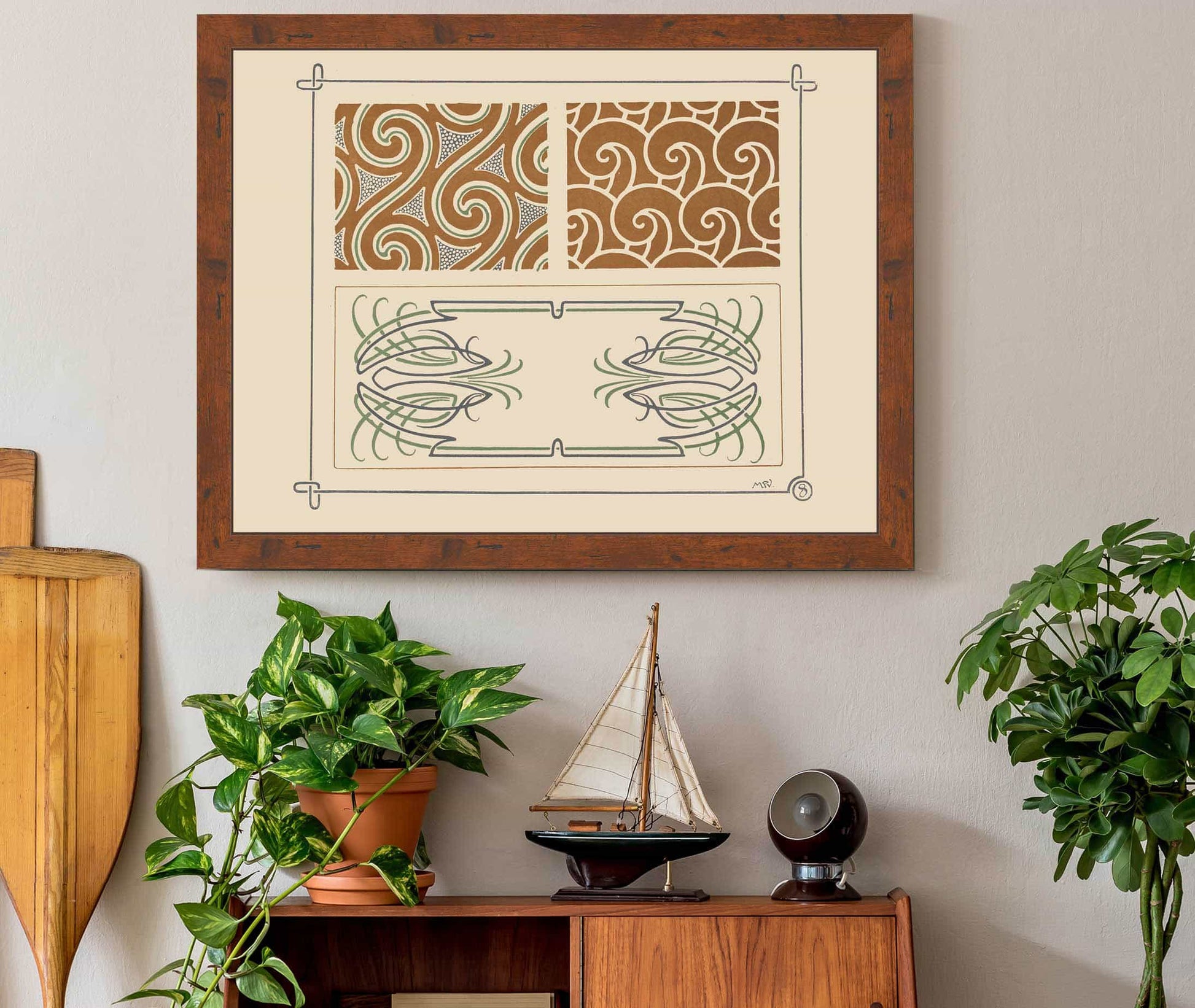 Abstract Design Based On Swirls by Maurice Pillard Verneuil