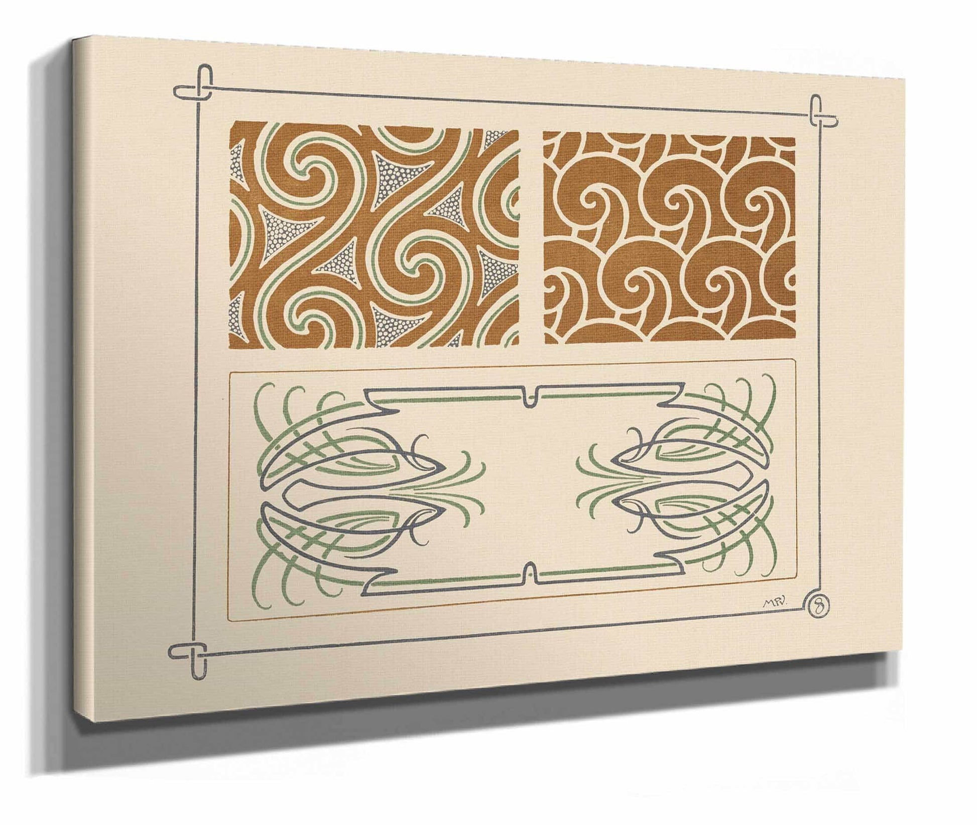 Abstract Design Based On Swirls by Maurice Pillard Verneuil