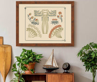 Abstract Design Based On Tiny Flowers by Maurice Pillard Verneuil