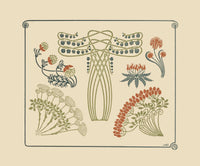 Abstract Design Based On Tiny Flowers by Maurice Pillard Verneuil