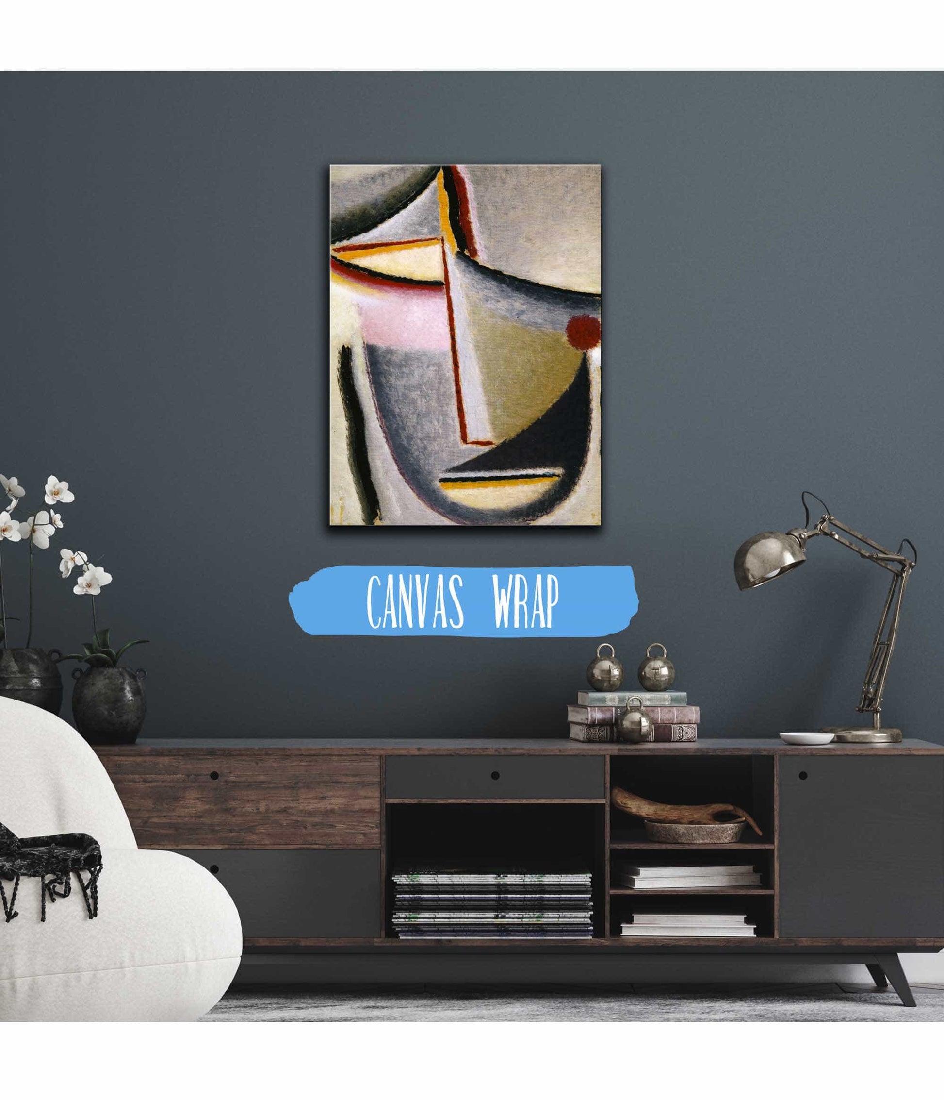 Abstract Head Constructive Head by Alexej Von Jawlensky