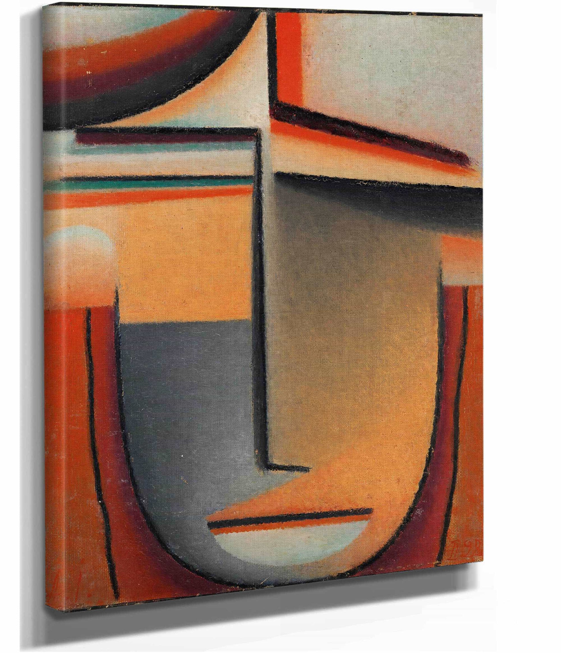 Abstract Head Tragic by Alexej Von Jawlensky