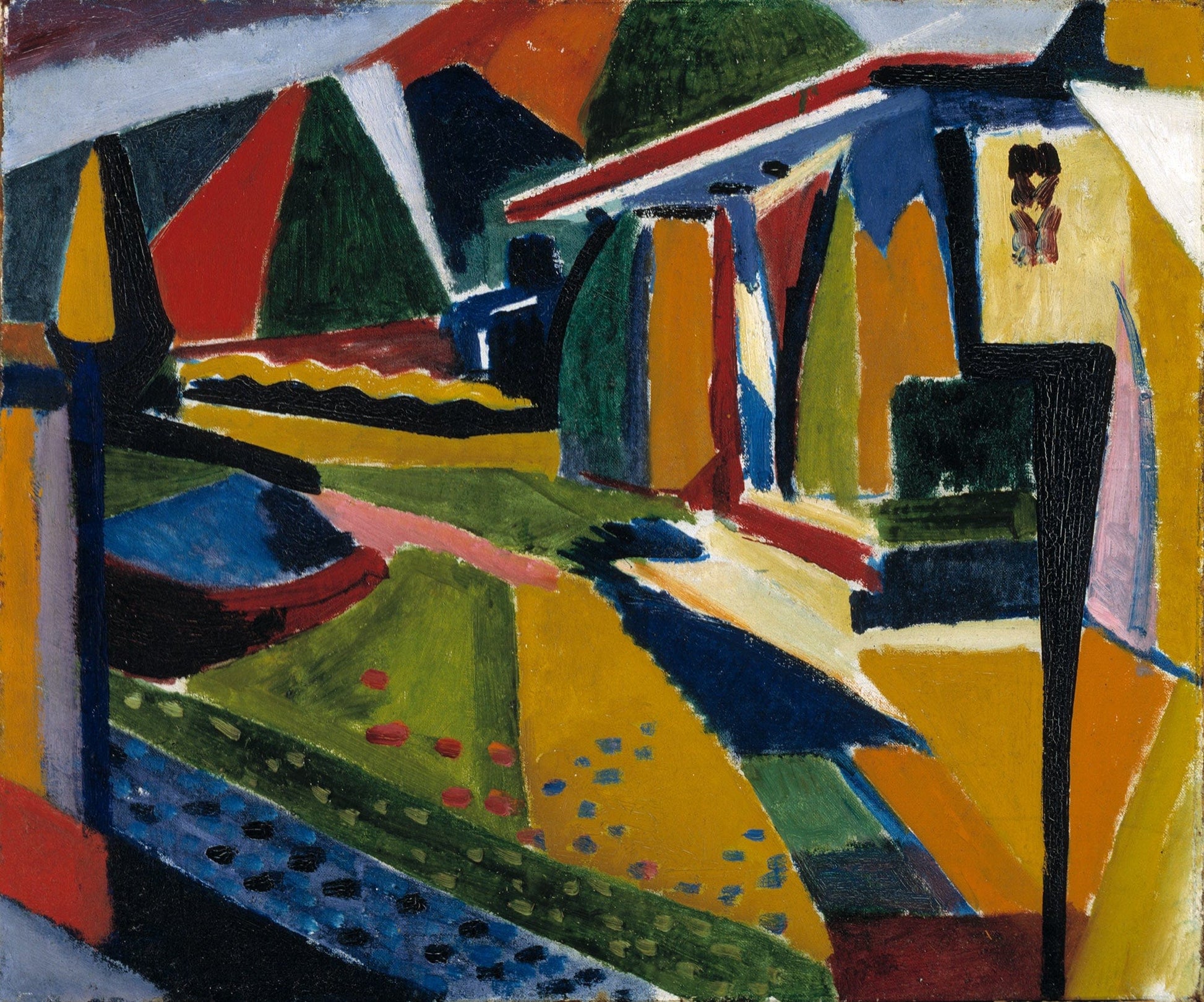 Abstract Landscape by Henry Lyman Sayen