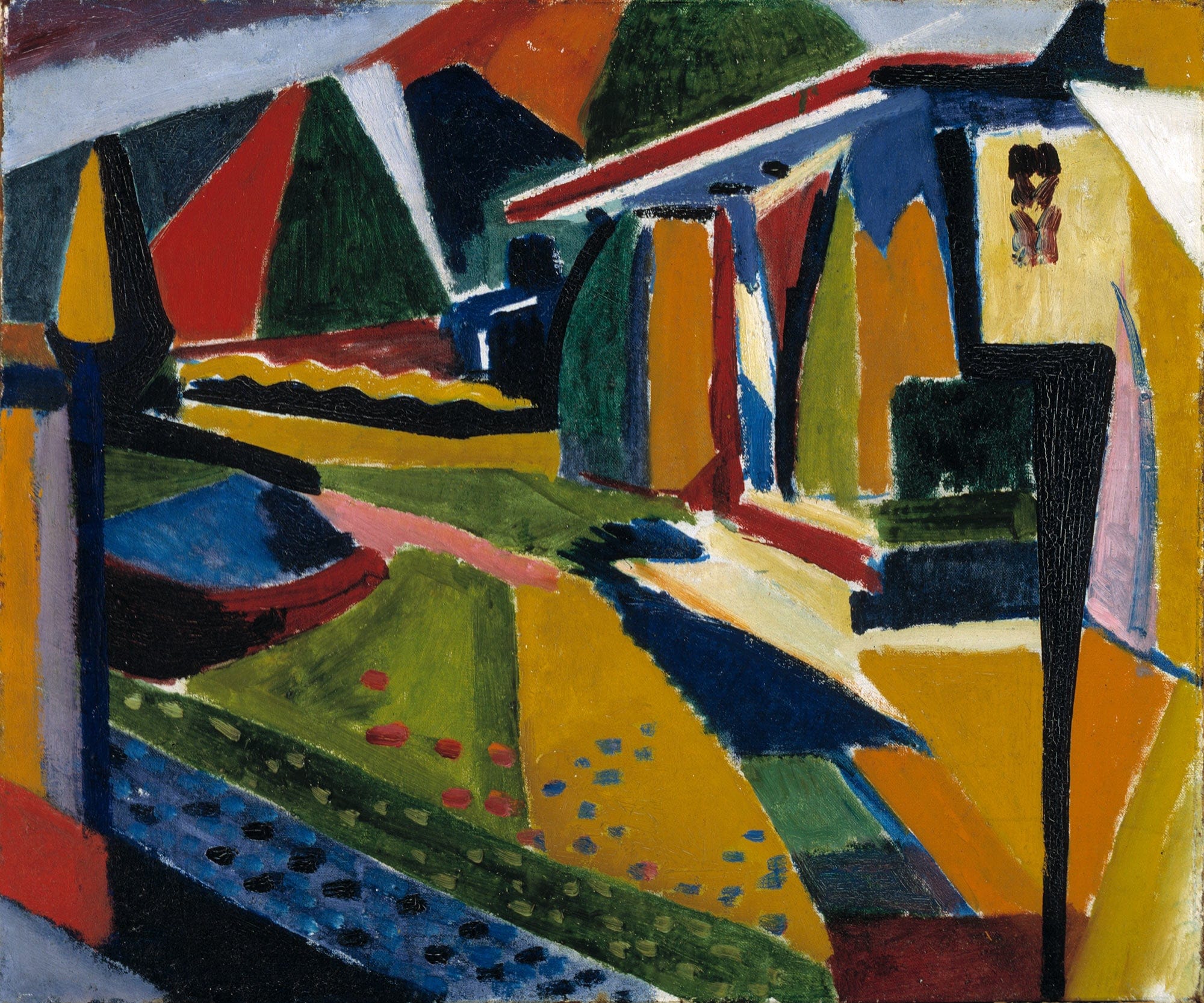 Abstract Landscape by Henry Lyman Sayen