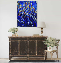 Abstraction The Blue Mountain by Christian Rohlfs