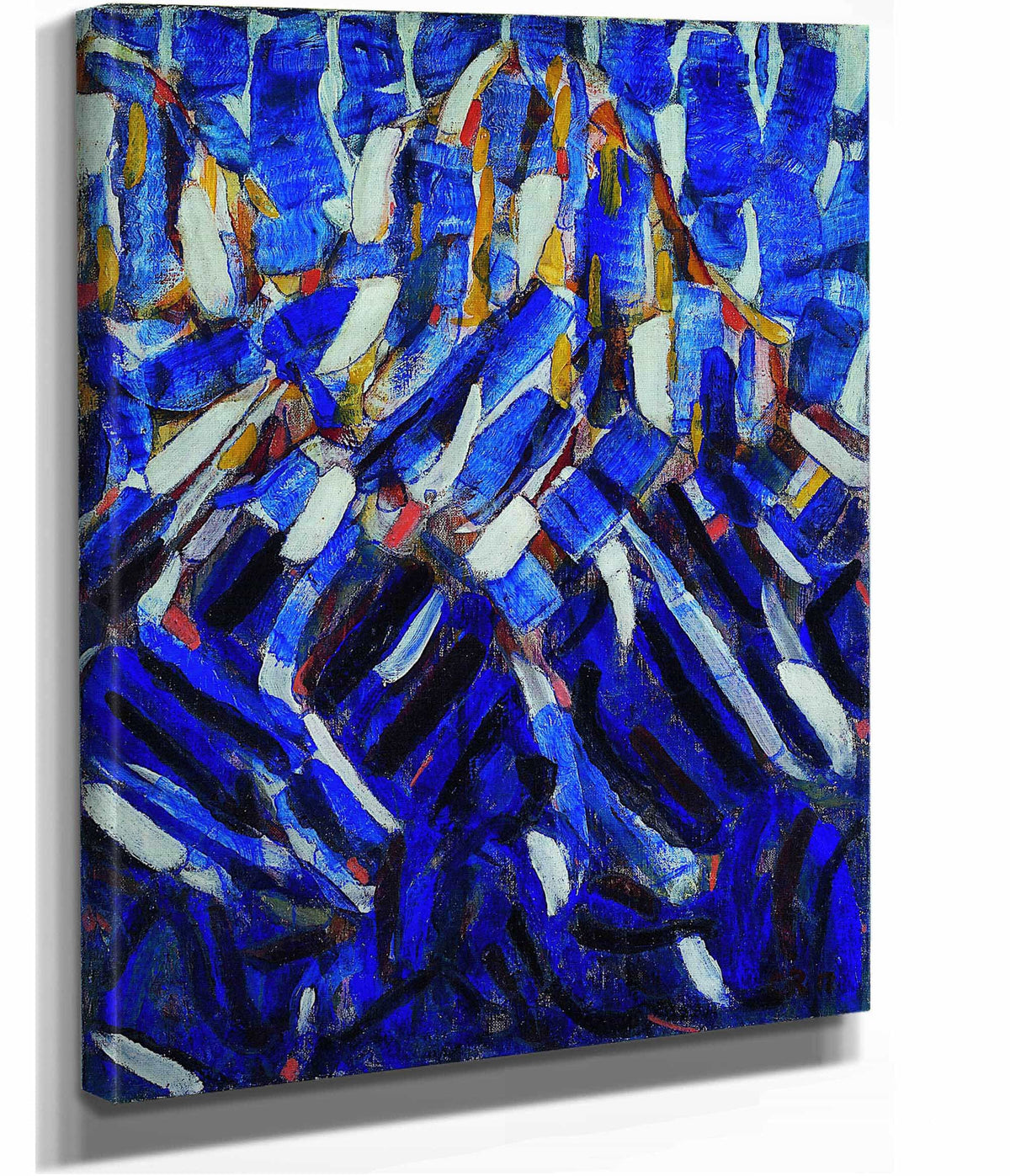 Abstraction The Blue Mountain by Christian Rohlfs