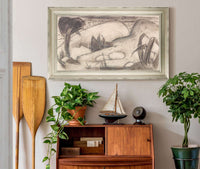 Abstrahierte Exotische Landschaft by Franz Marc