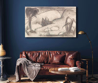 Abstrahierte Exotische Landschaft by Franz Marc