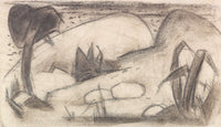 Abstrahierte Exotische Landschaft by Franz Marc