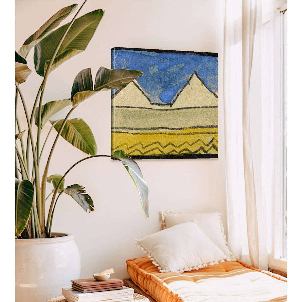 Abstrahierte Giebel by Egon Schiele