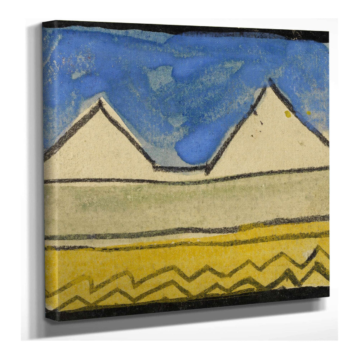 Abstrahierte Giebel by Egon Schiele