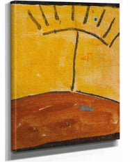 Abstrahierte Landschaft Mit Sonnenaufgang by Egon Schiele