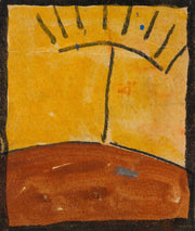Abstrahierte Landschaft Mit Sonnenaufgang by Egon Schiele