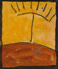 Abstrahierte Landschaft Mit Sonnenaufgang by Egon Schiele