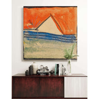 Abstrahierter Giebel Hinter Einem Zaun by Egon Schiele