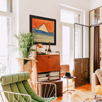 Abstrahierter Giebel Hinter Einem Zaun by Egon Schiele