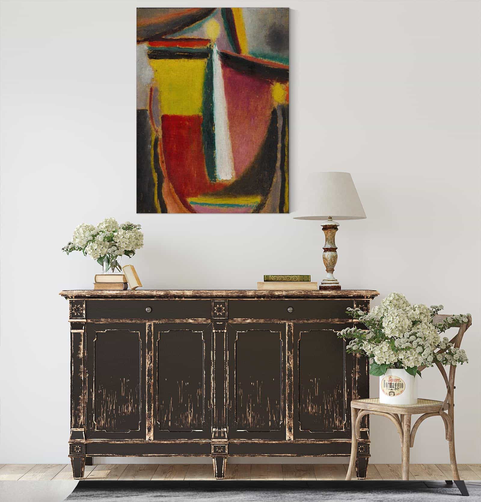 Abstrakter Kopf Abstract Head by Alexej Von Jawlensky