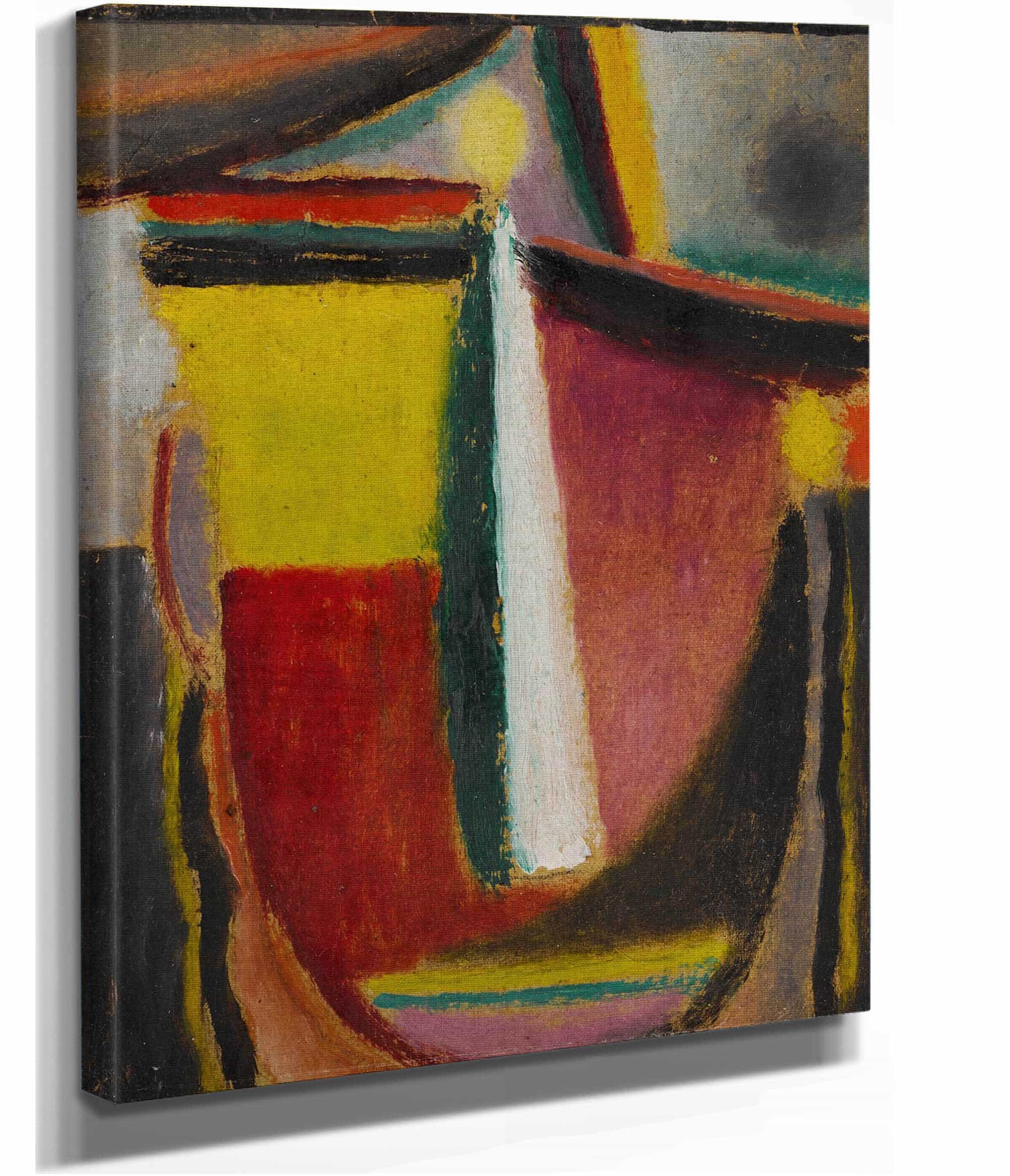 Abstrakter Kopf Abstract Head by Alexej Von Jawlensky