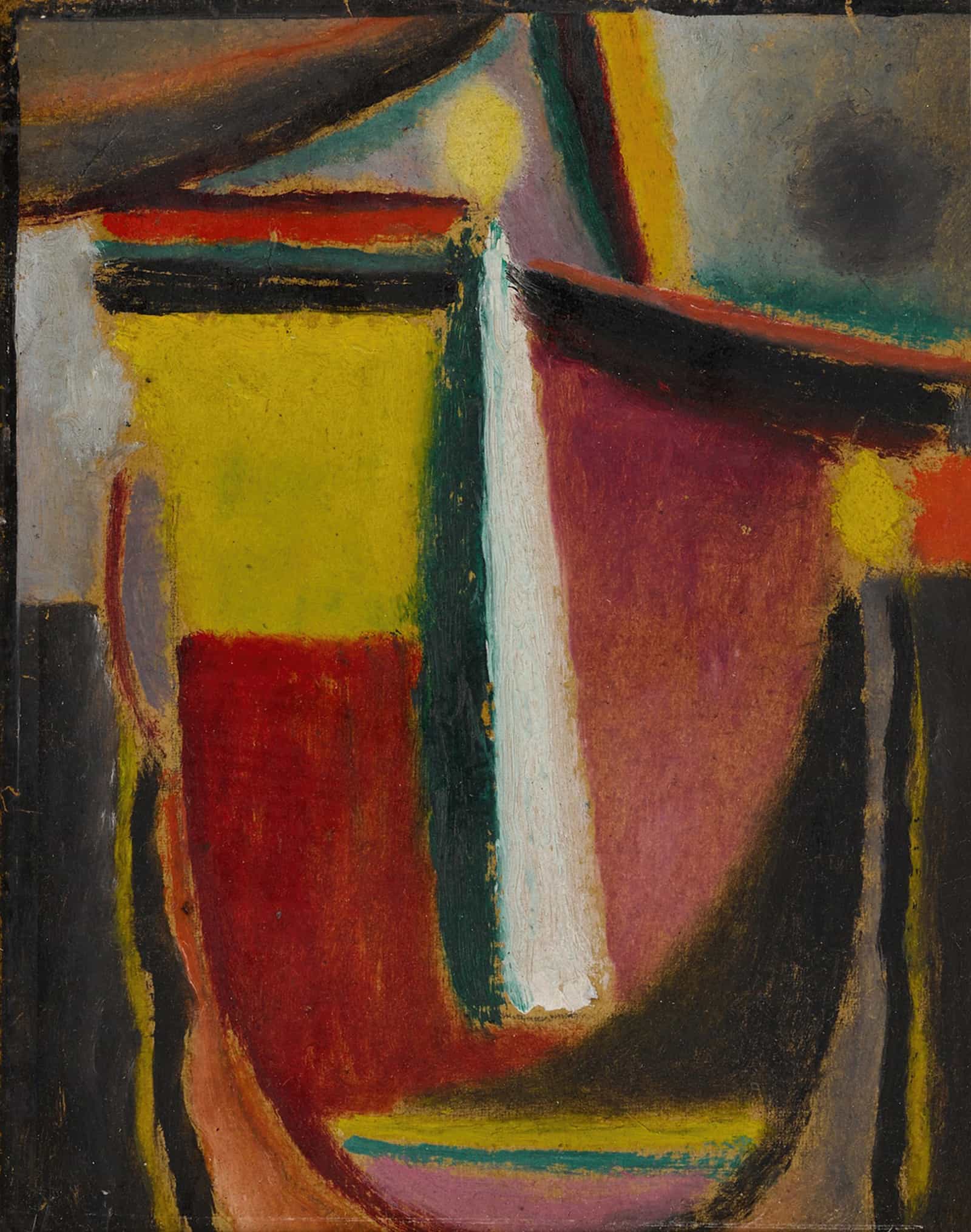 Abstrakter Kopf Abstract Head by Alexej Von Jawlensky