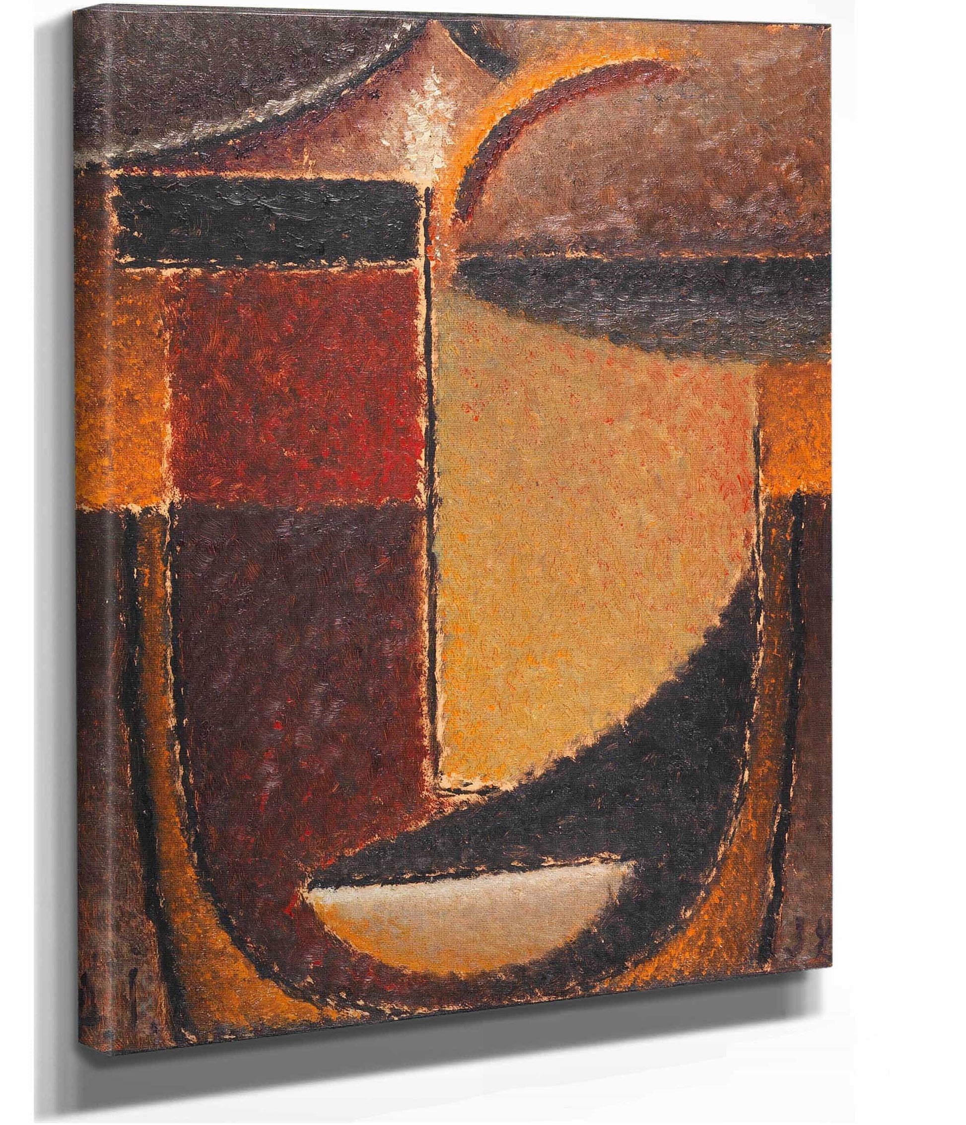 Abstrakter Kopf Orient Verhaltene Glut by Alexej Von Jawlensky