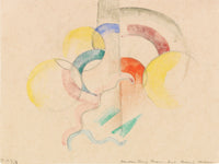 Abstraktes Aquarell I by Franz Marc