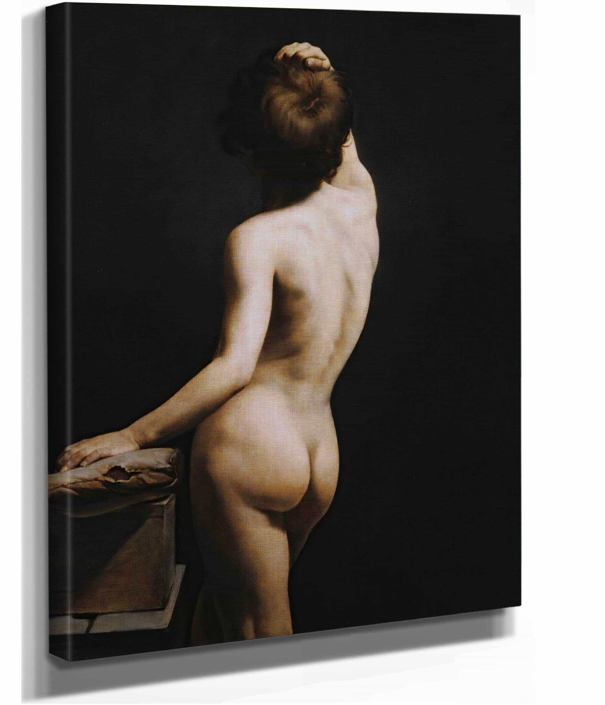 Academic Study Of Adolescent Boy Seen From Behind   by Horace Vernet