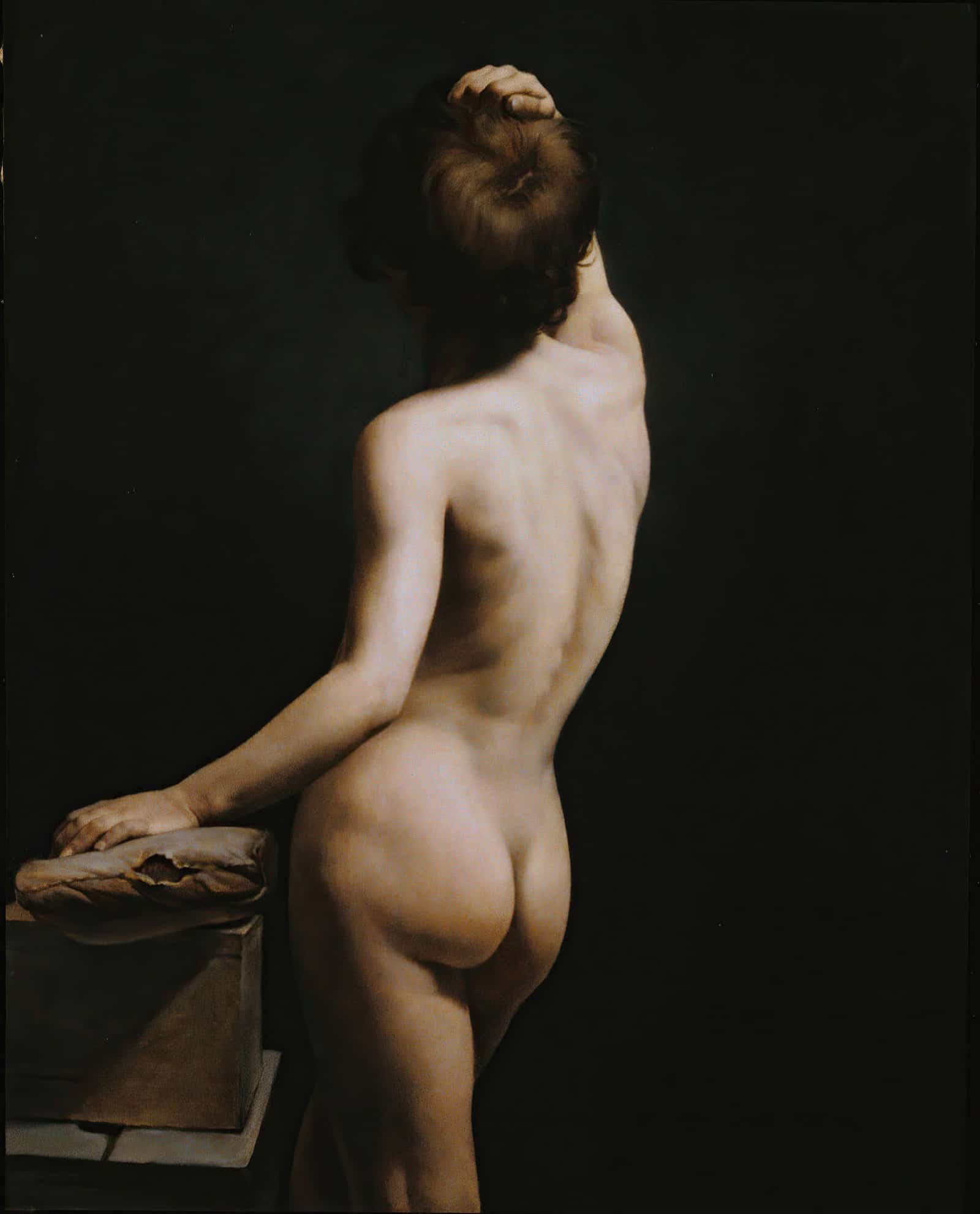 Academic Study Of Adolescent Boy Seen From Behind   by Horace Vernet