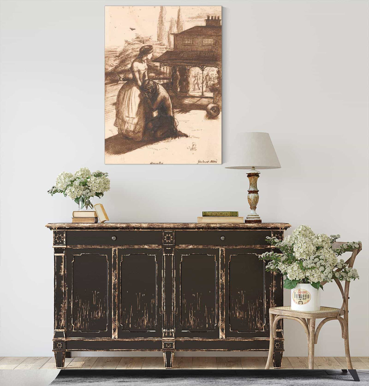 Accepted by Sir John Everett Millais