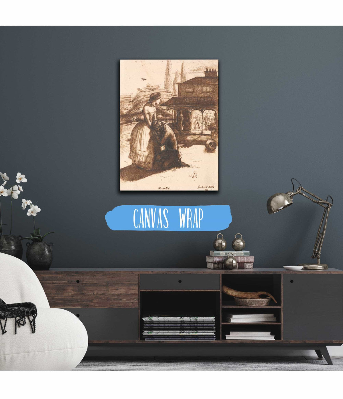 Accepted by Sir John Everett Millais