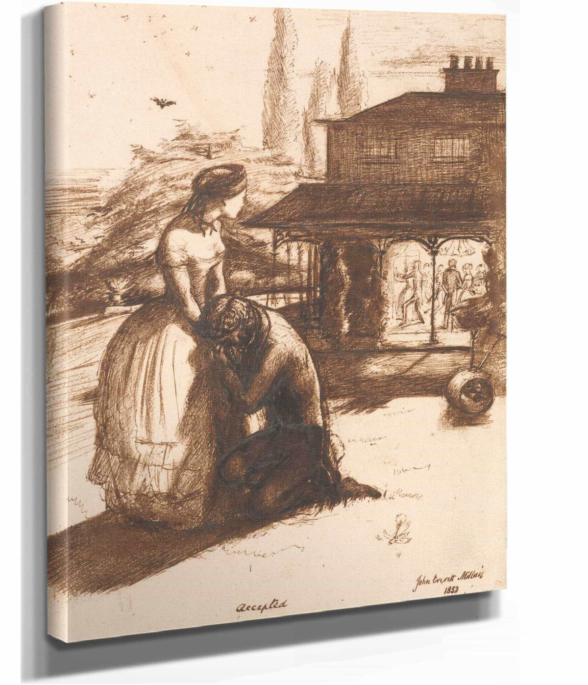Accepted by Sir John Everett Millais