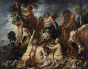 Achelous Defeated By Hercules The Origin Of The Cornucopia Allegory Of Fruitfulness by Jacob Jordaens