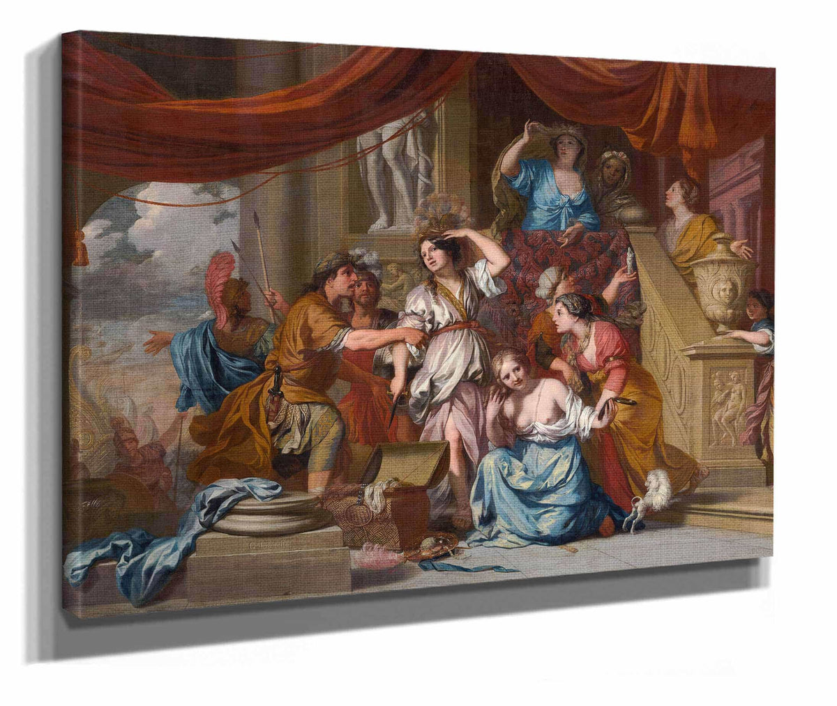 Achilles Discovered Among The Daughters Of Lycomedes by Gerard De Lairesse