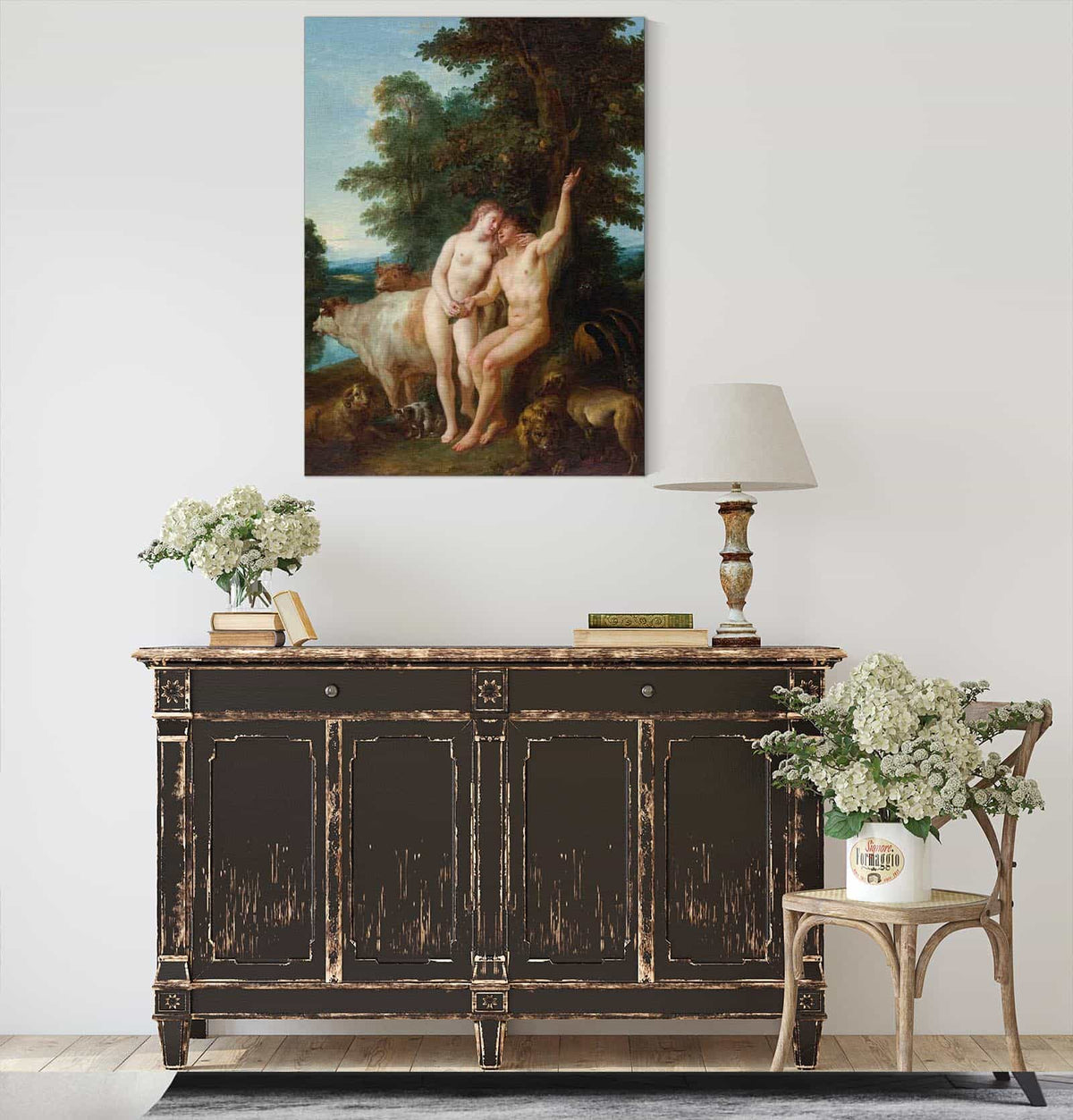 Adam And Eve by Jean Francois De Troy