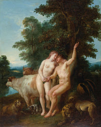 Adam And Eve by Jean Francois De Troy