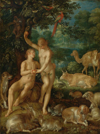 Adam And Eve by Joachim Wtewael
