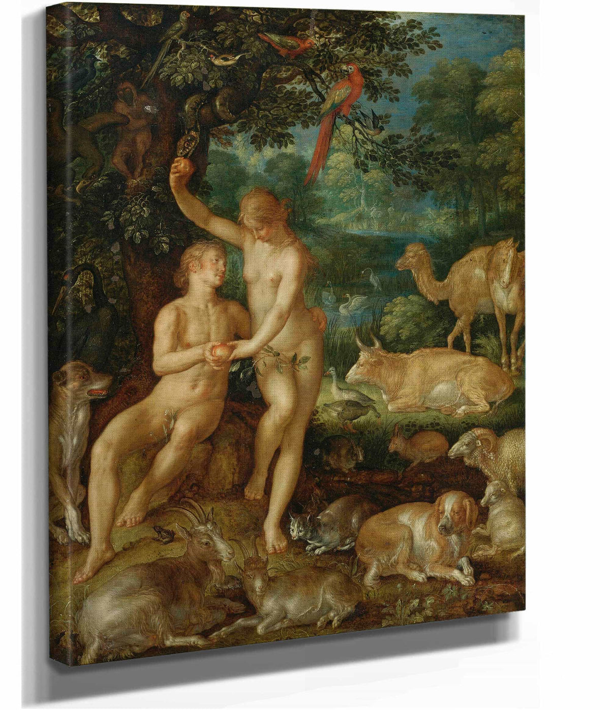 Adam And Eve by Joachim Wtewael