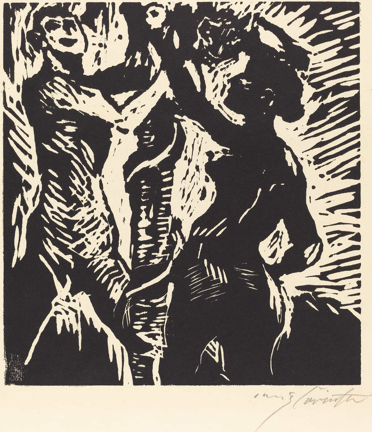 Adam And Eve Der Sundenfall by Lovis Corinth