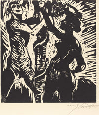 Adam And Eve Der Sundenfall by Lovis Corinth